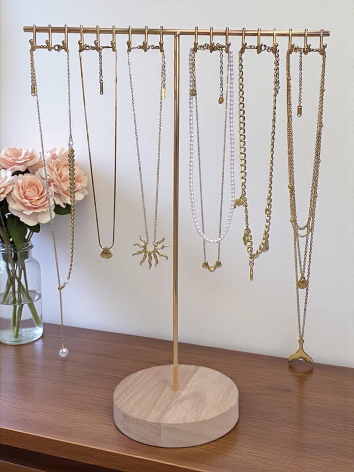 Set de 6 colliers en acier inoxydable SET217 pour la vente par BYREN | ÉLINE L'ATELIER