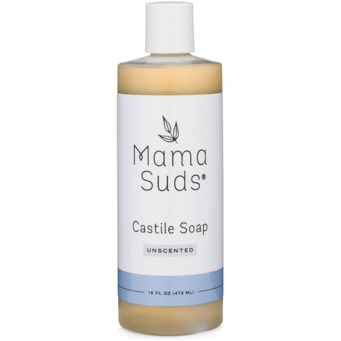 MamaSuds | Non-toxic Household Cleaners + Real Soap - Wholesale Body Wash/Shower Gel - Castile Soap 16 oz0