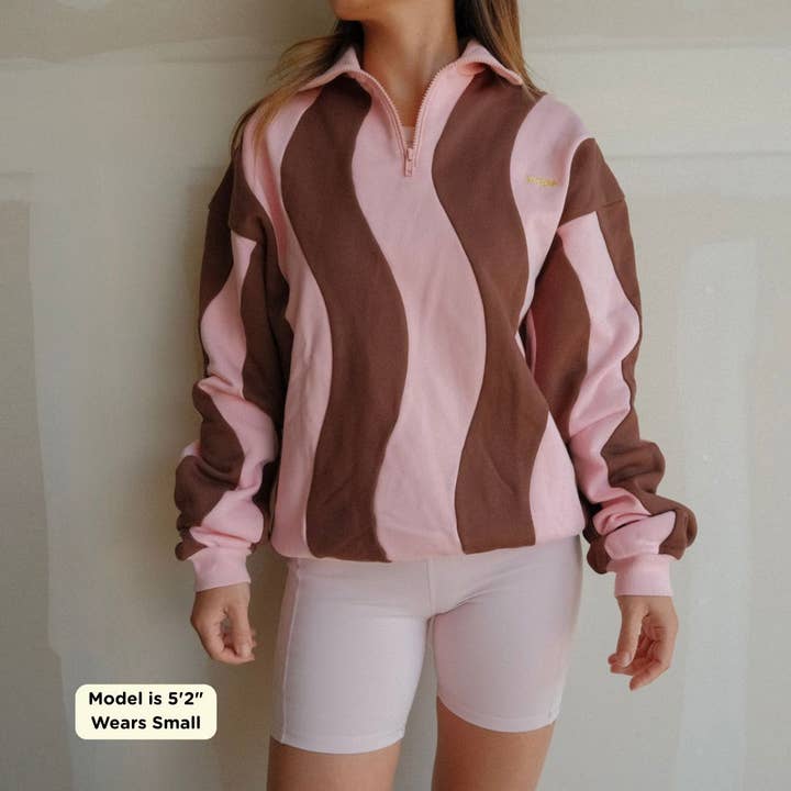 Sunbean - Wholesale Sweatshirt - Unisex - Ziggy Cotton Human Quarter-Zip Sweatshirt3