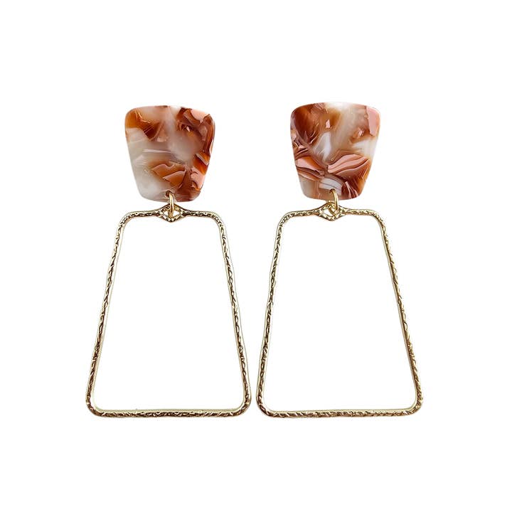 Spiffy & Splendid - Wholesale Dangle Earrings - Ariana Earrings - Rust // Jewelry, Fall5