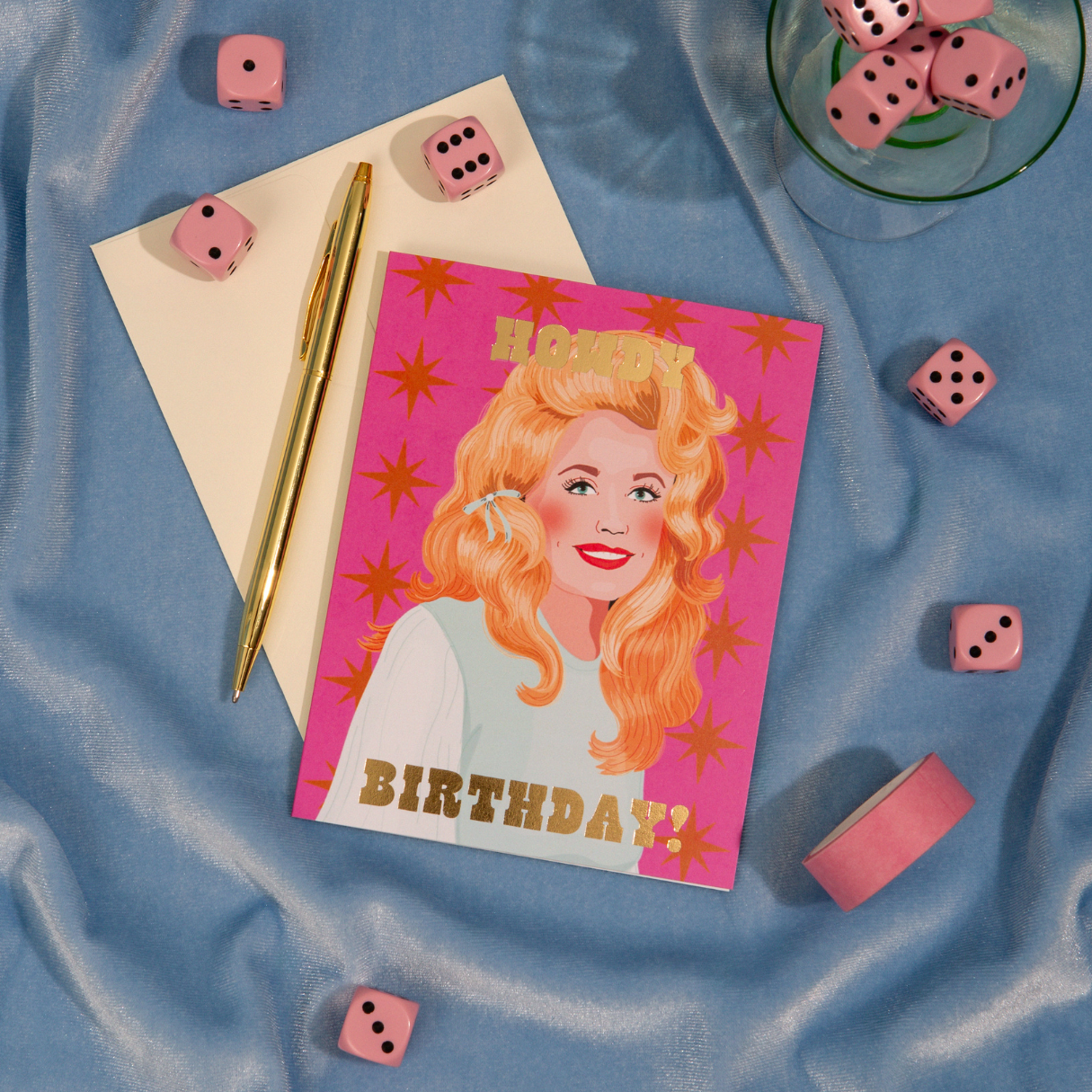 Lucky Goods Paper - Wholesale Birthday Card - Howdy Birthday – Foil Country ✿ Birthday Card4