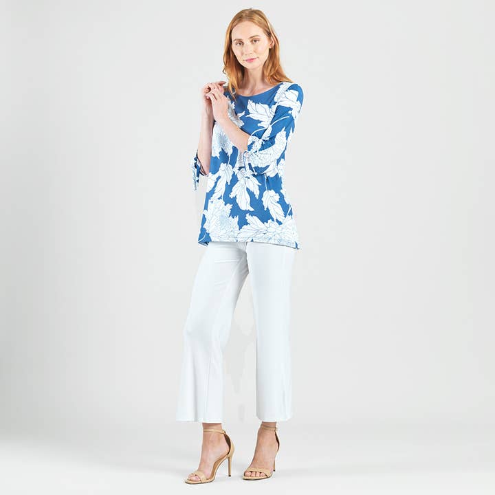 TU37P52 - Butter Knit - Pull-Tie Cuff Tunic - Mum Sketch for wholesale by Clara Sunwoo