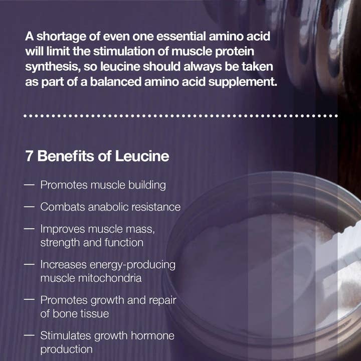 L-Leucin-Pulver, 55 Pfund, von Puriva Nutrition für den Großhandel von Puriva Nutrition