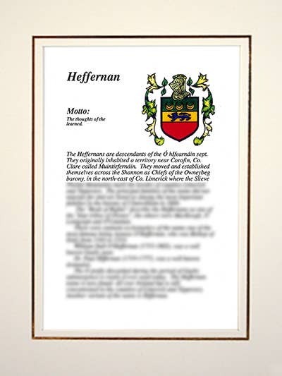 Heffernan for engroshandel hos Family Histories