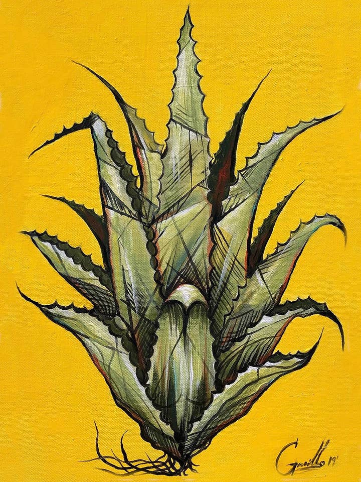 Agave - 9"x12" Archival Giclee Print for wholesale by Chris Granillo Art