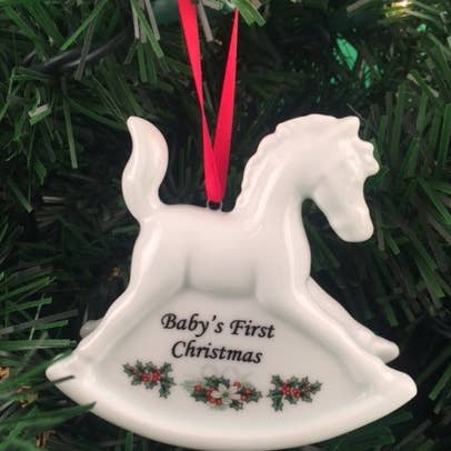 Adorno de caballito balancín navideño del para venta al por mayor de CBE Inc