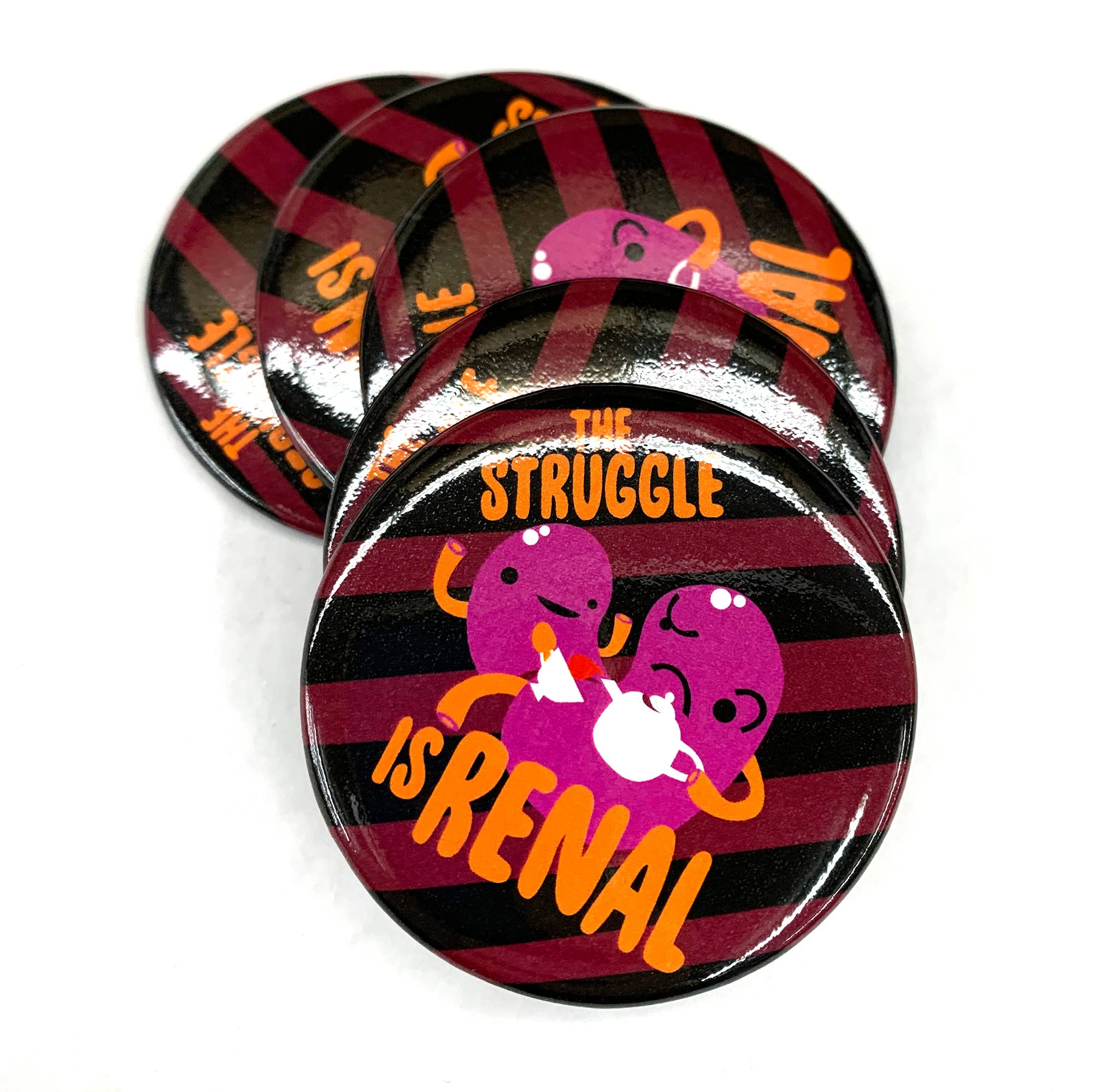 I Heart Guts | Organ Plushies Wholesale - Wholesale Magnet - The Struggle is Renal Magnet2