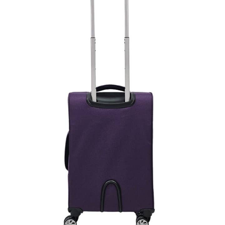 Infinity Leather (Upperclass Fashions Ltd) – wholesale Luggage – Lightweight Cabin 4 Wheel Soft Luggage Travel Bag