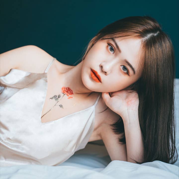 PAPERSELF - Vendita all'ingrosso Tatuaggi temporanei - Adesivi temporanei tatuaggio rosa inglese9