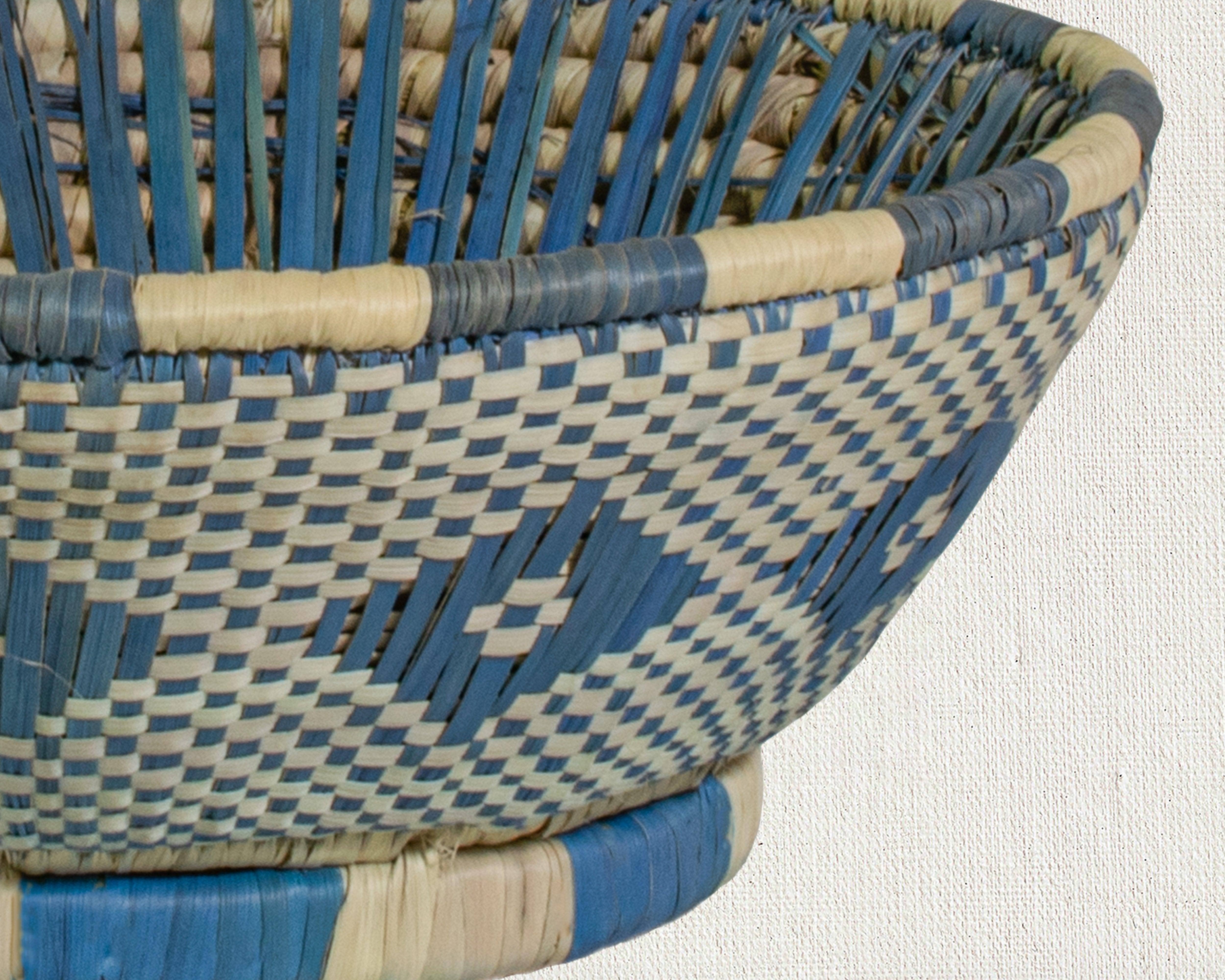 ArtisanalEmporiumLLC - Wholesale Fruit Basket - Blue Orion - Fruit & Vegetable Bowl Basket 7-inch 3