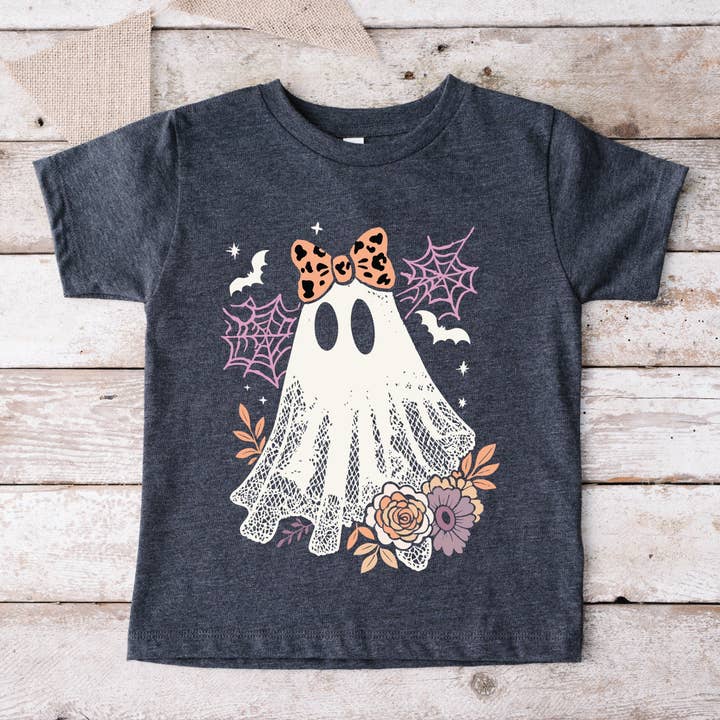 Coquette Ghost Roses - Ungdoms T-shirt med kort ærme og Småbørns T-shirt med kort ærme for engroshandel hos The Juniper Shop Wholesale