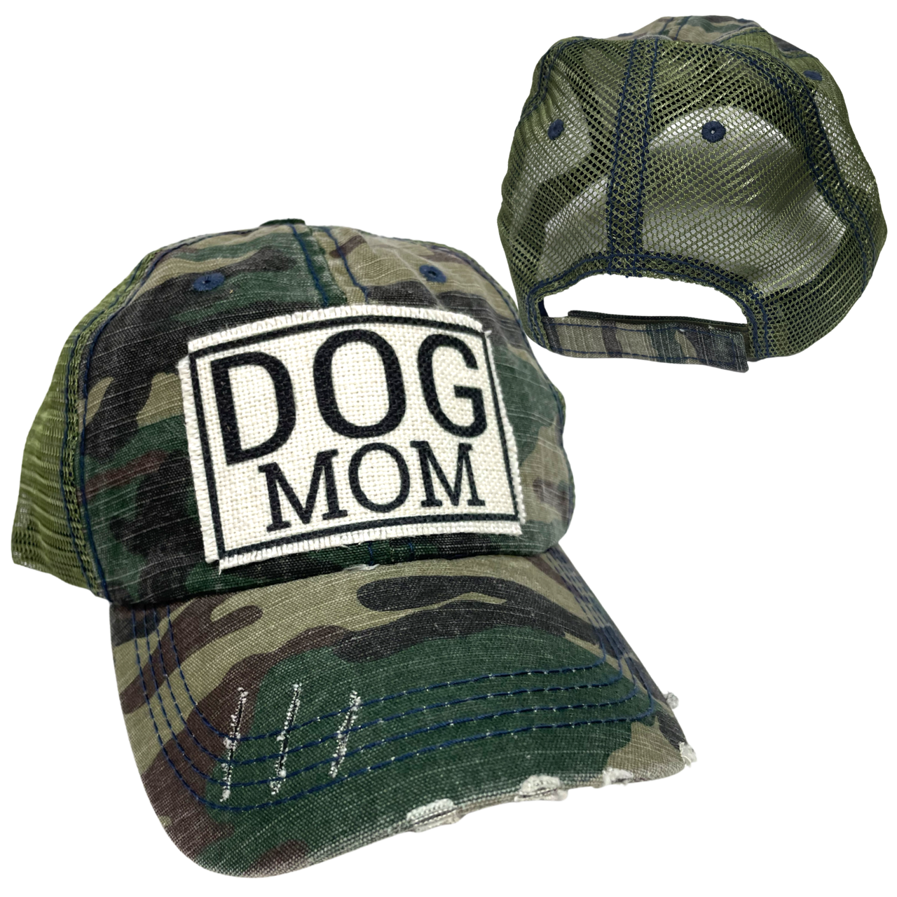 dkhandmade - Vente Casquette de camionneur – femme - CASQUETTE DE BALLE POUR CHIEN | CHAPEAU POUR FEMME | EFFET VIEILLI0