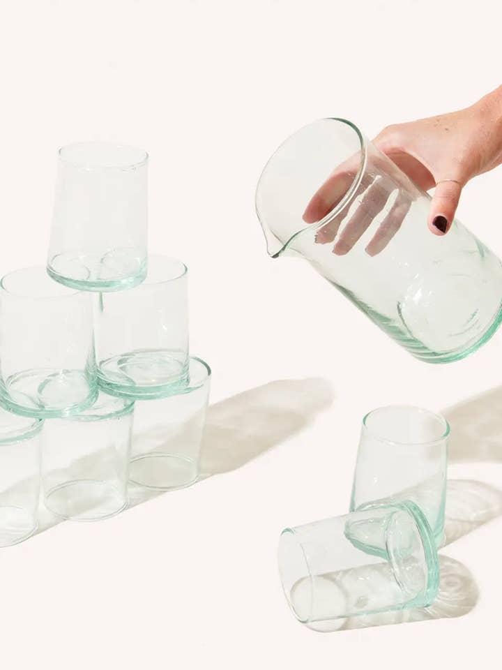 Cocktail Set - 6 Glasses and 1 Carafe for wholesale by Voyage