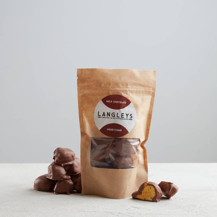 Milk Chocolate Covered Honeycomb for wholesale by Langleys Rocky Road