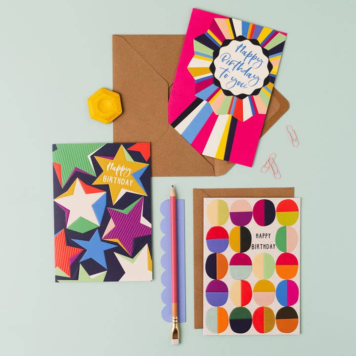 Laura Darrington Design Ltd – wholesale Birthday card – Bloom - Happy Birthday (Beer Bottles)1