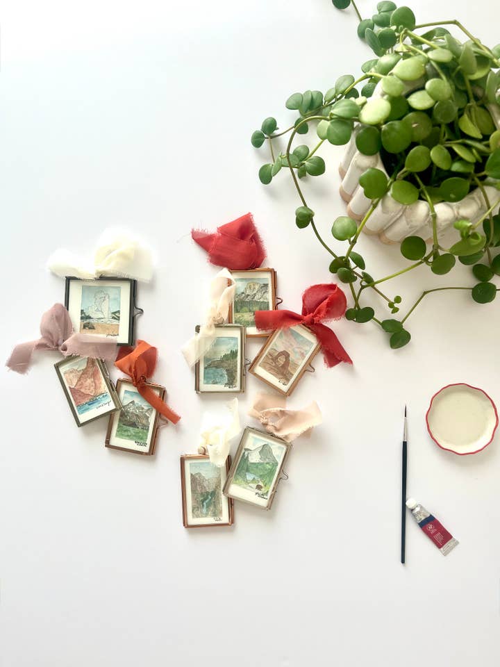 National Park Mini Frames for wholesale by The Vine Paint Co