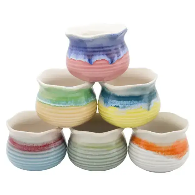 Springer Décor - Vente Pot - Lotus coloré émaillé0