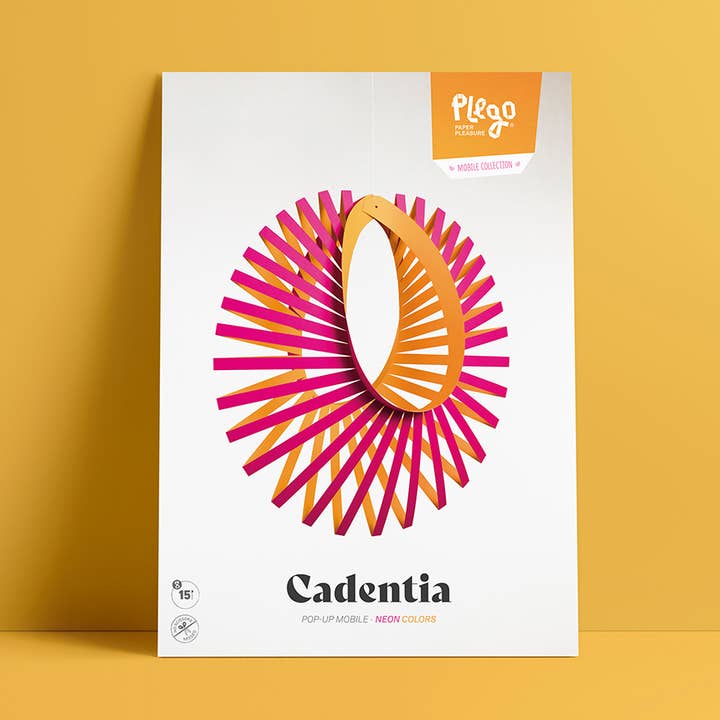 CADENTIA - mobile en papier pour la vente par PLEGO