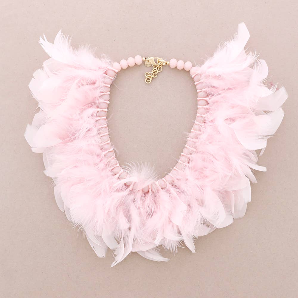 Sonata - Wholesale Choker/Collar - Crystal Feather Necklace2