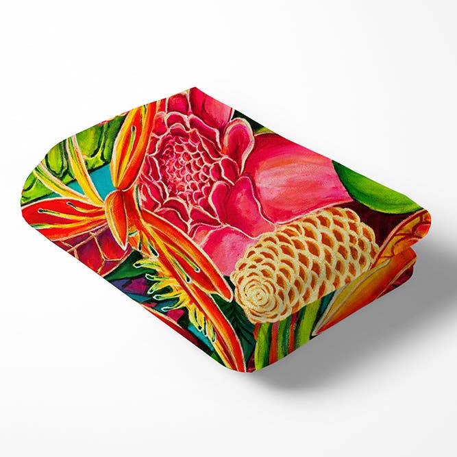 Hawaiian Love - Cuddling Blanket for wholesale by Michal Art Studio