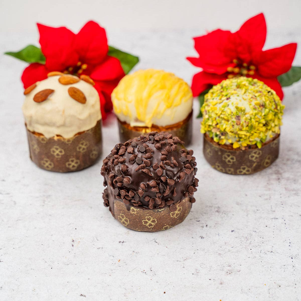 Sicilyaddict - Venta al por mayor Tarta - Panetoncito artesanal relleno de chocolate negro 150g1