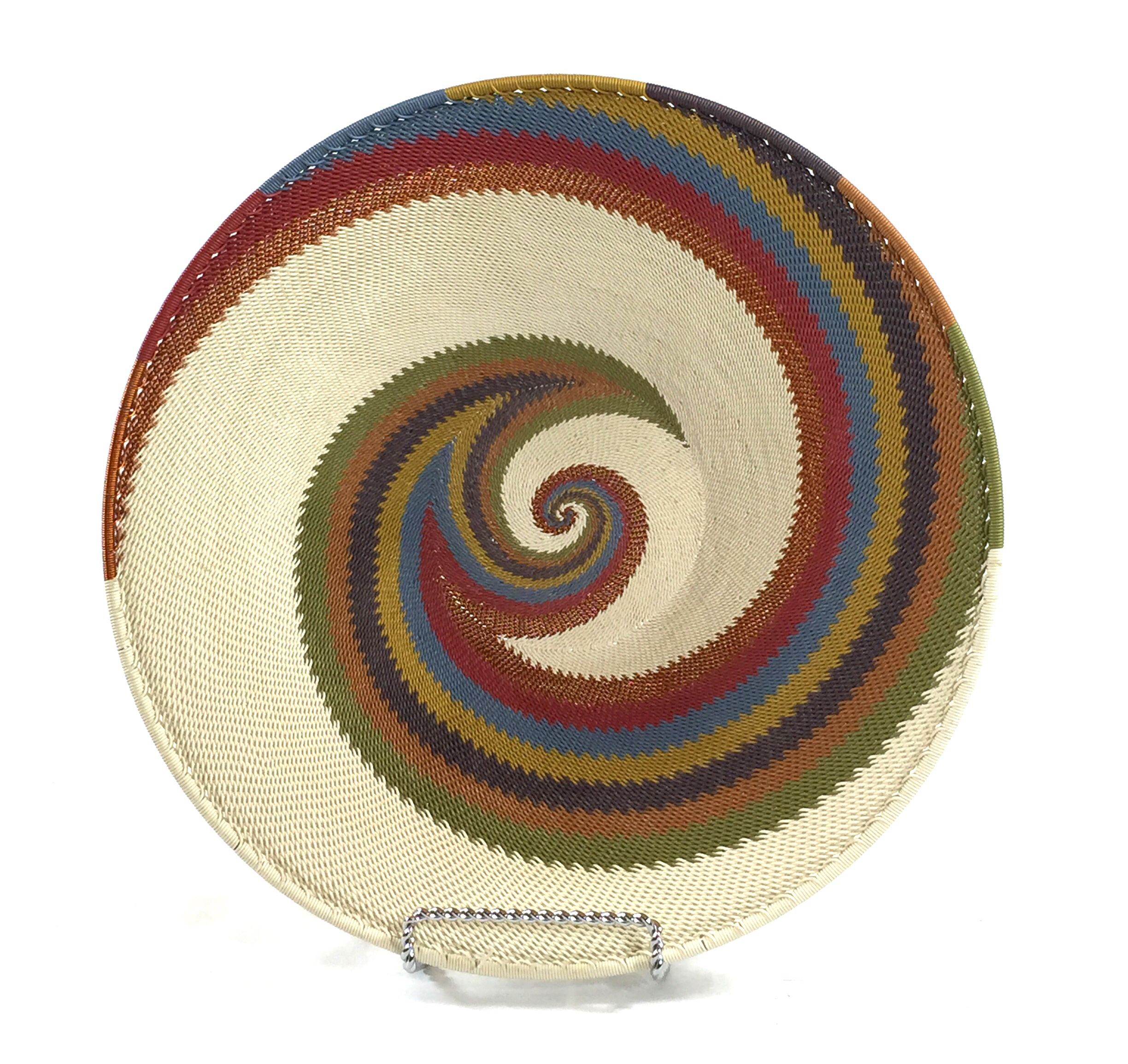 Bridge for Africa - Wholesale Decorative Plate/Dish/Bowl - TW Collection - White Desert1