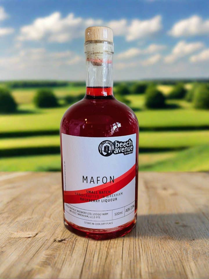 Raspberry Liqueur abv 20% for wholesale by Beech Avenue Drinks Co.