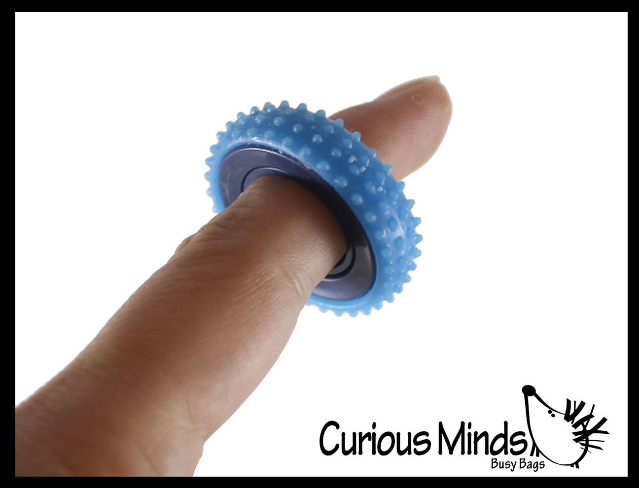 Curious Minds Toys - Venta al por mayor Pelota antiestrés - Niños - 1 Anillo Giratorio - Anillo Giratorio de Silicona Suave - Fidget Spi2