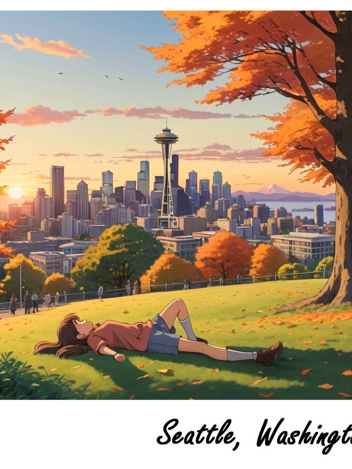 Seattle Lifestyle 1 - Vinyl-Aufkleber für den Großhandel von Ikigai Life Designs