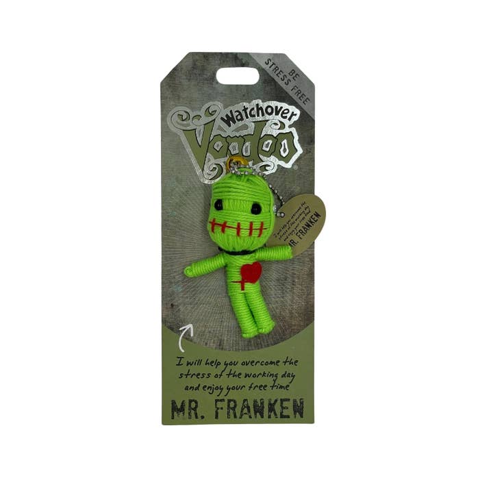 The H&H Group - Wholesale Keychain - Unisex - Mr. Franken - Watchover Voodoo Dolls - Keychain