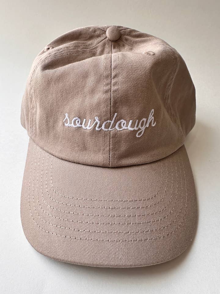 Sourdough Embroidered Dad Hat for wholesale by Hold Steady Designs