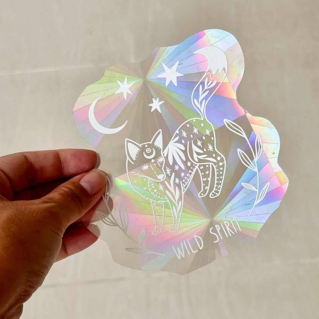 LilAryenne | Jewelry & Suncatchers - Wholesale Sticker - Wild Spirit Suncatcher Window Sticker1