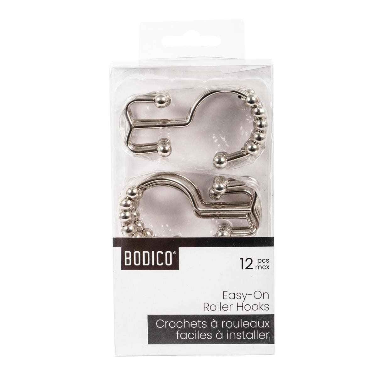 Bodico - Wholesale Curtain Rod - Bodico 12pc Easy-On Roller Hooks3