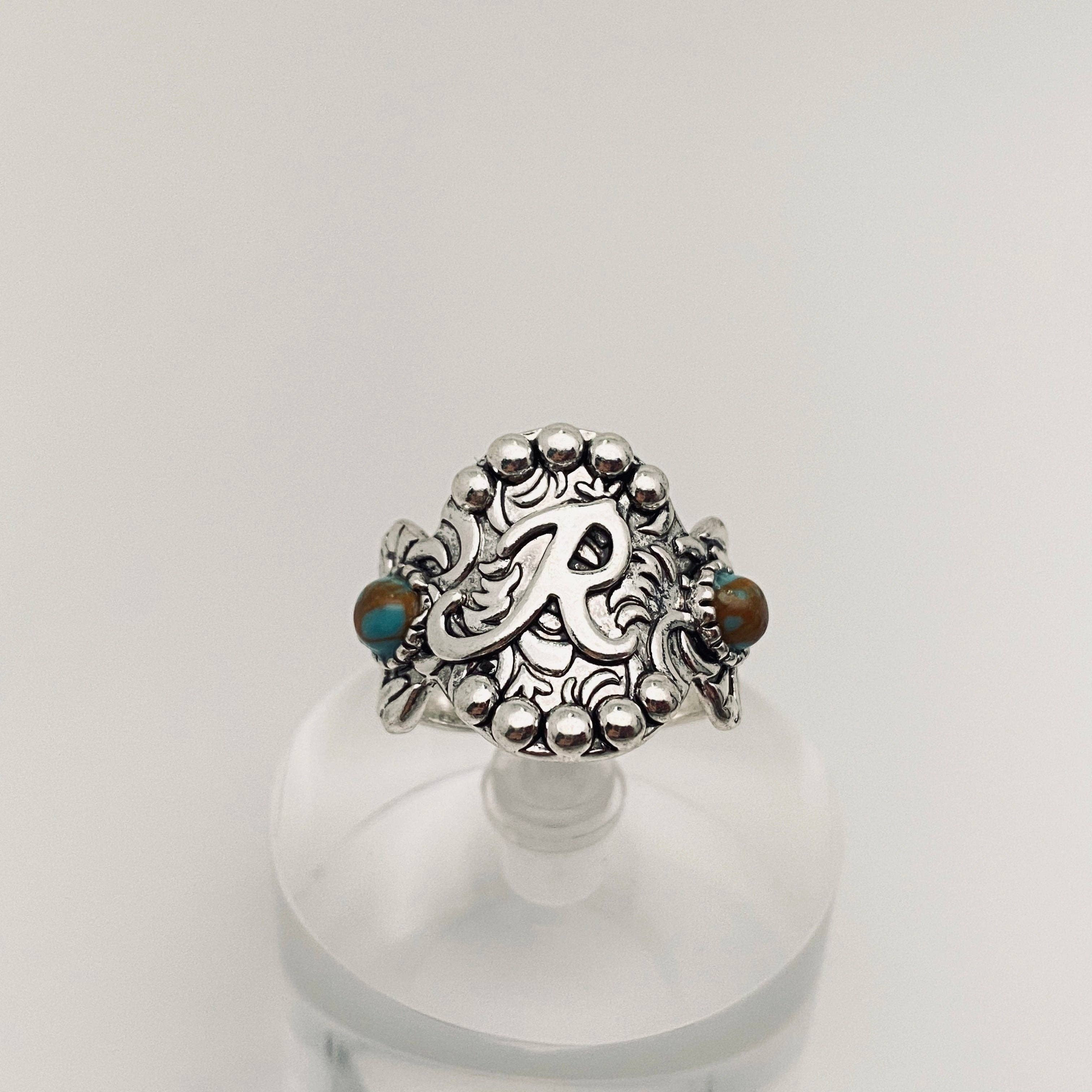 Mio Queena - Venta al por mayor Anillos grandes/de cóctel - Anillo turquesa artificial vintage de varios estilos0