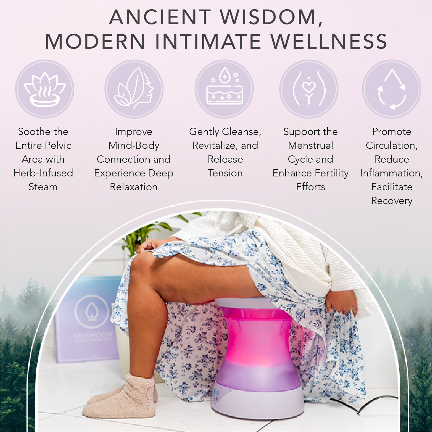 LEIAMOON - Wholesale Meditation Supplies - LEIAMOON Vaginal Steam Seat2