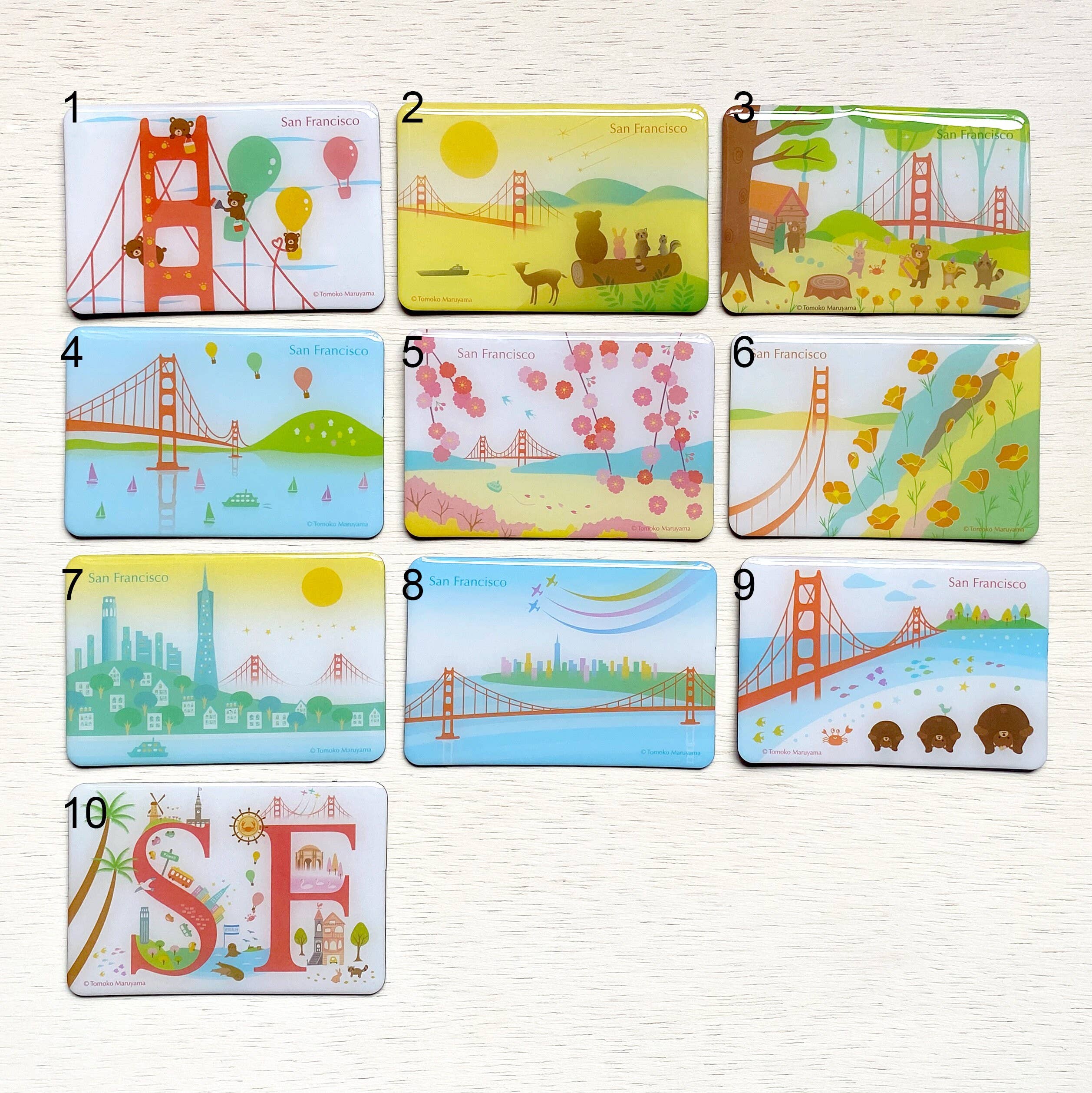 Tomoko Maruyama - Wholesale Magnet - San Francisco Magnets1
