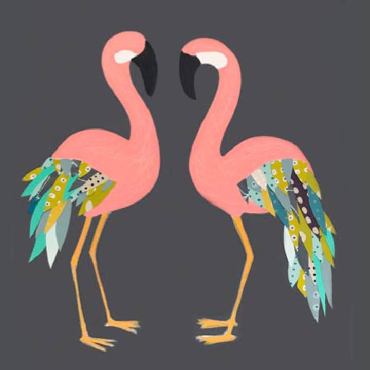 Cartões de flamingos por atacado de Print Circus