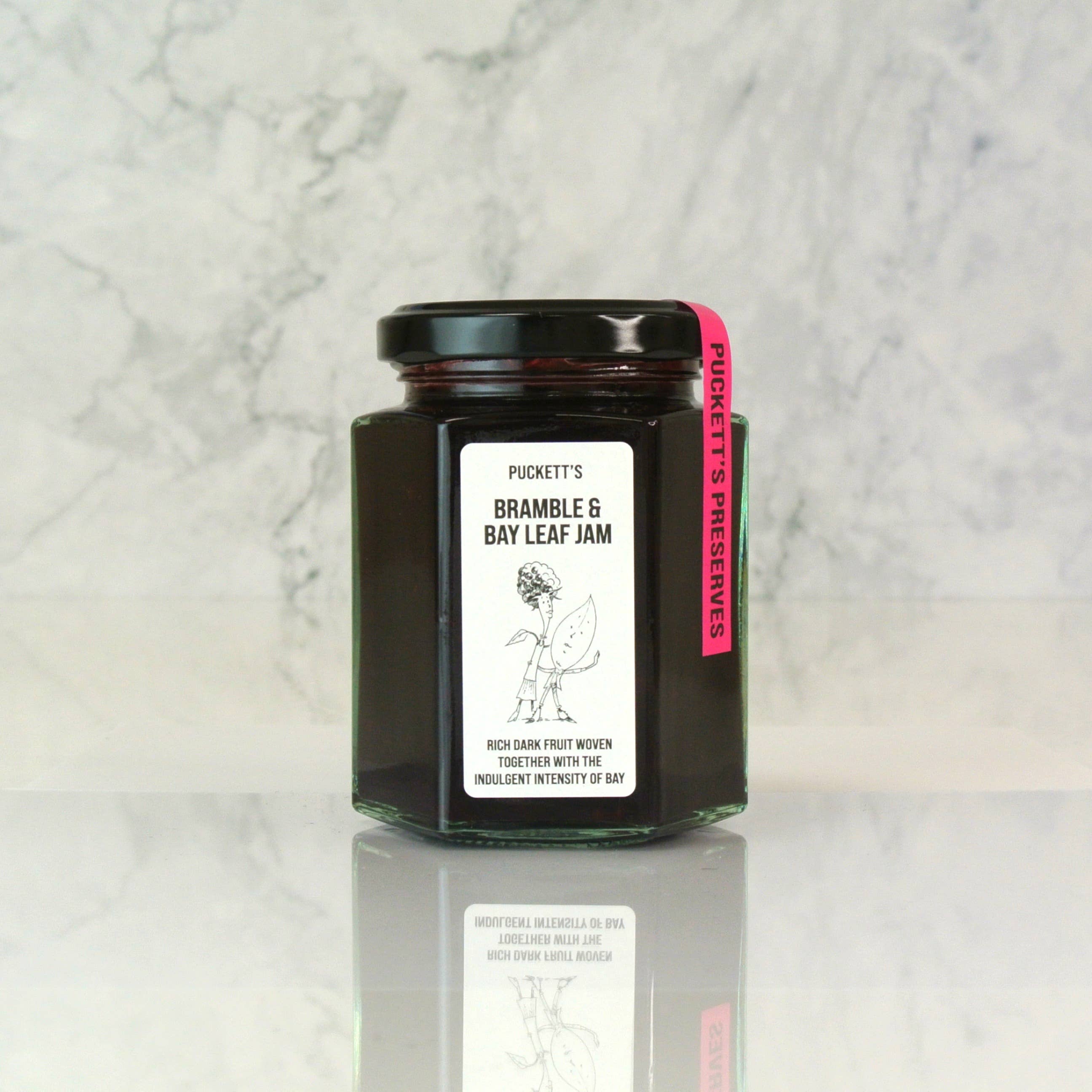 Puckett's Pickles Ltd – wholesale Jam/jelly – Bramble and Bay Leaf – Rich dark fruit weaved together with0