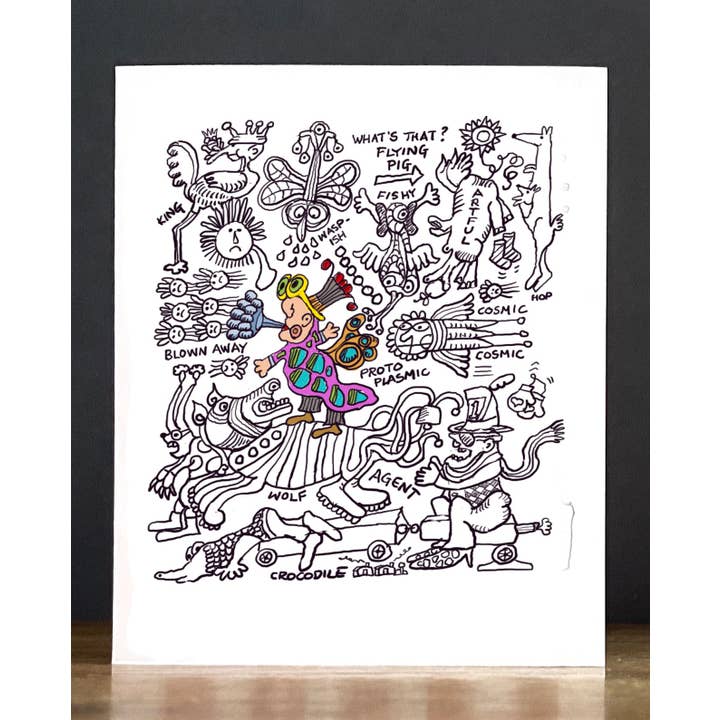 Notecards: Protoplasmic for wholesale by Cards by Charlot