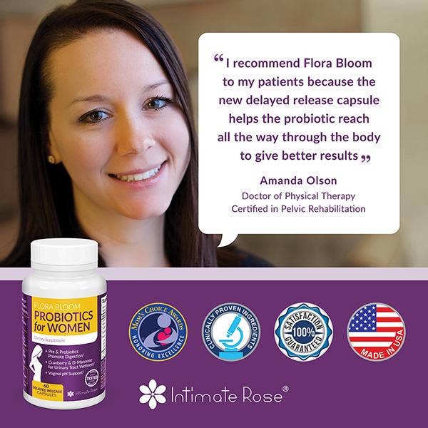 Intimate Rose - Wholesale Oral Supplement/Vitamin - 3 Pack - Flora Bloom Feminine Probiotic