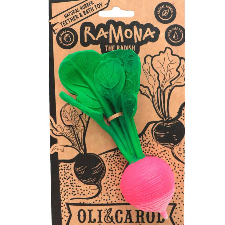 Oli & Carol - Wholesale Bath Toy - Baby - Ramona the Radish