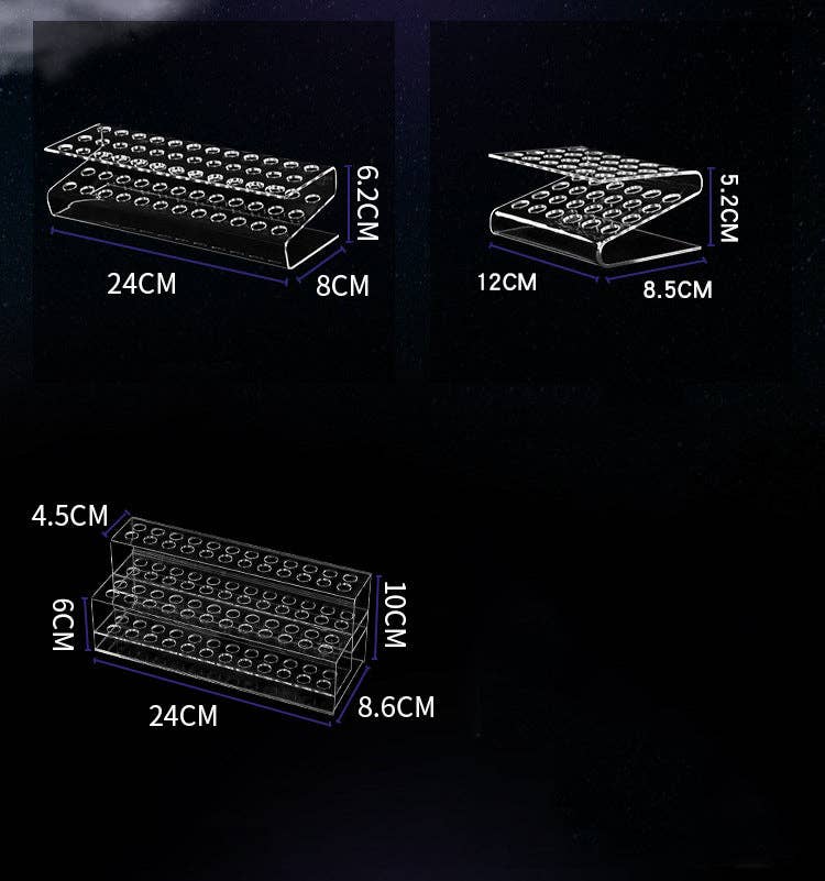 Clear Doublylayer Transparent Acrylic Pen Holder W1814 for wholesale on Faire1