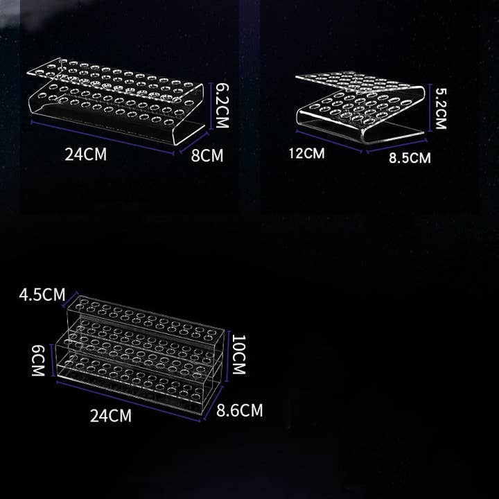 Clear Doublylayer Transparent Acrylic Pen Holder W1814 for wholesale on Faire1