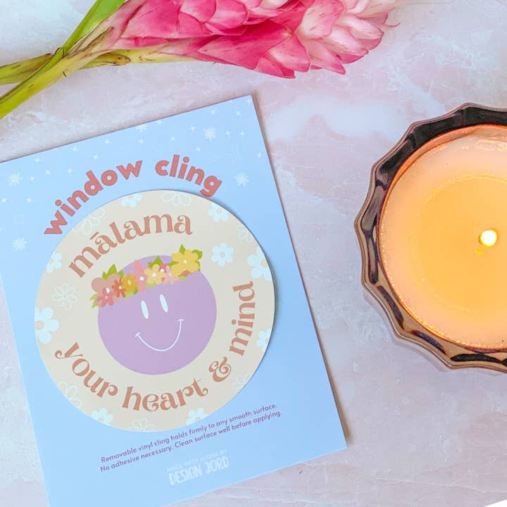 Hawaiian Happiness - Window Cling for wholesale by Design Jord