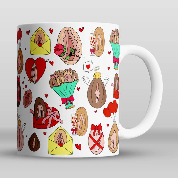 Vagina Mug for wholesale by Risqué Gifts