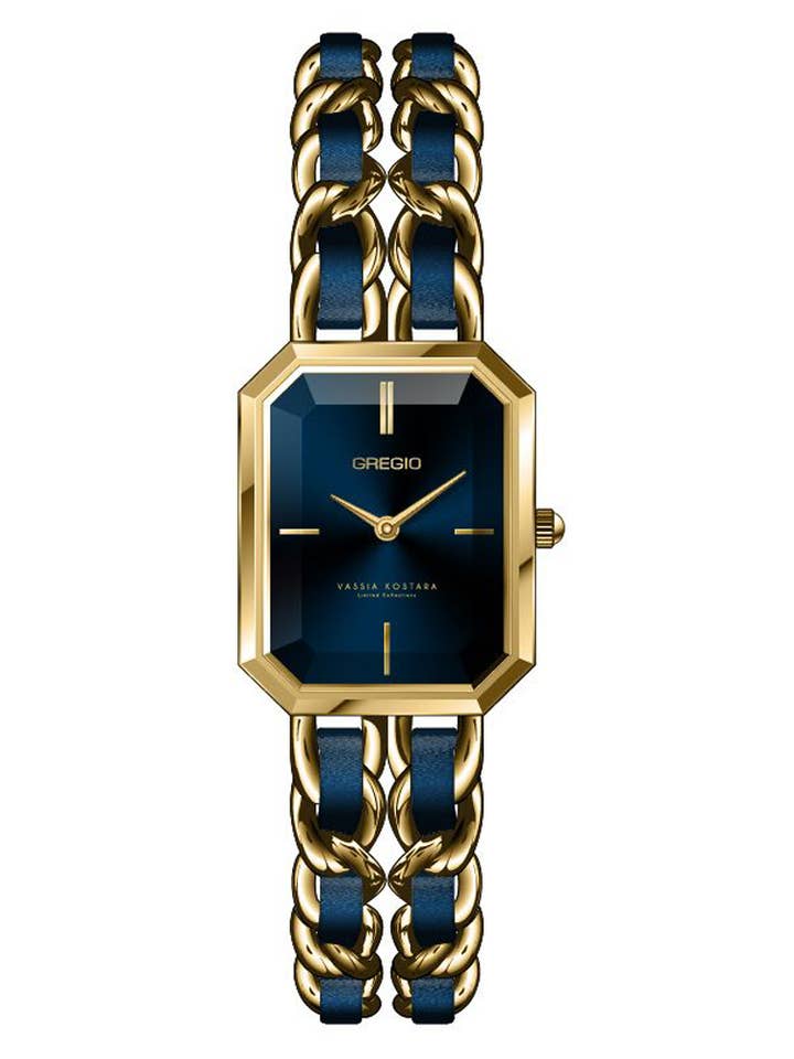 GREGIO VK Collectie Gouden Roestvrijstalen Armband VK102023 voor wholesale door GREGIO