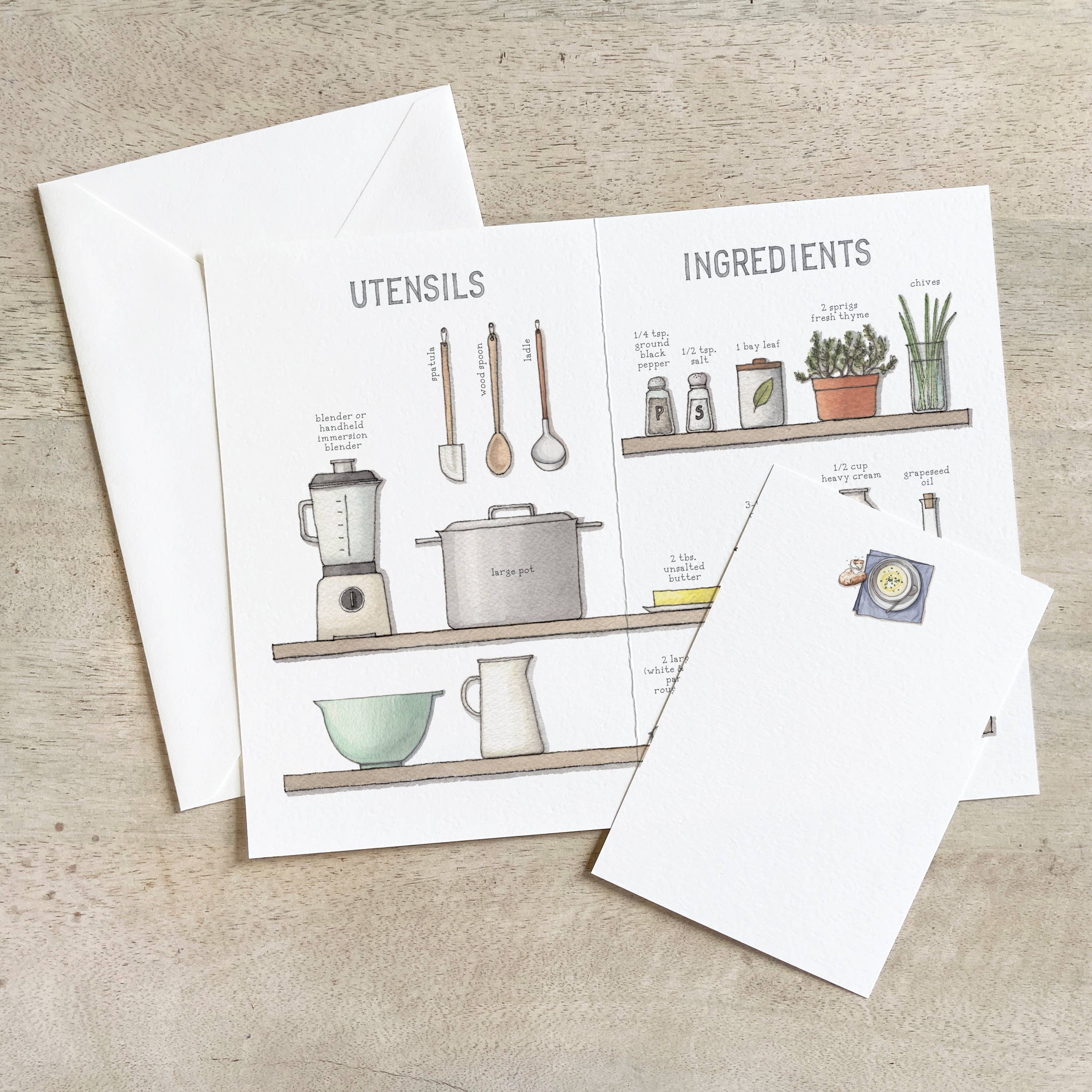 Yeesan Loh - Wholesale Recipe Card - Recipe Card / Potato & Leek Soup4