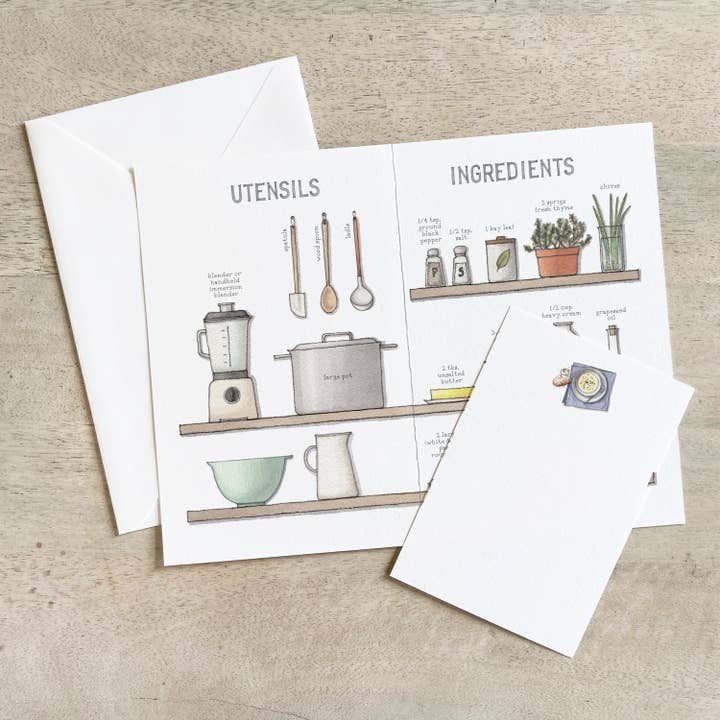 Yeesan Loh - Wholesale Recipe Card - Recipe Card / Potato & Leek Soup4