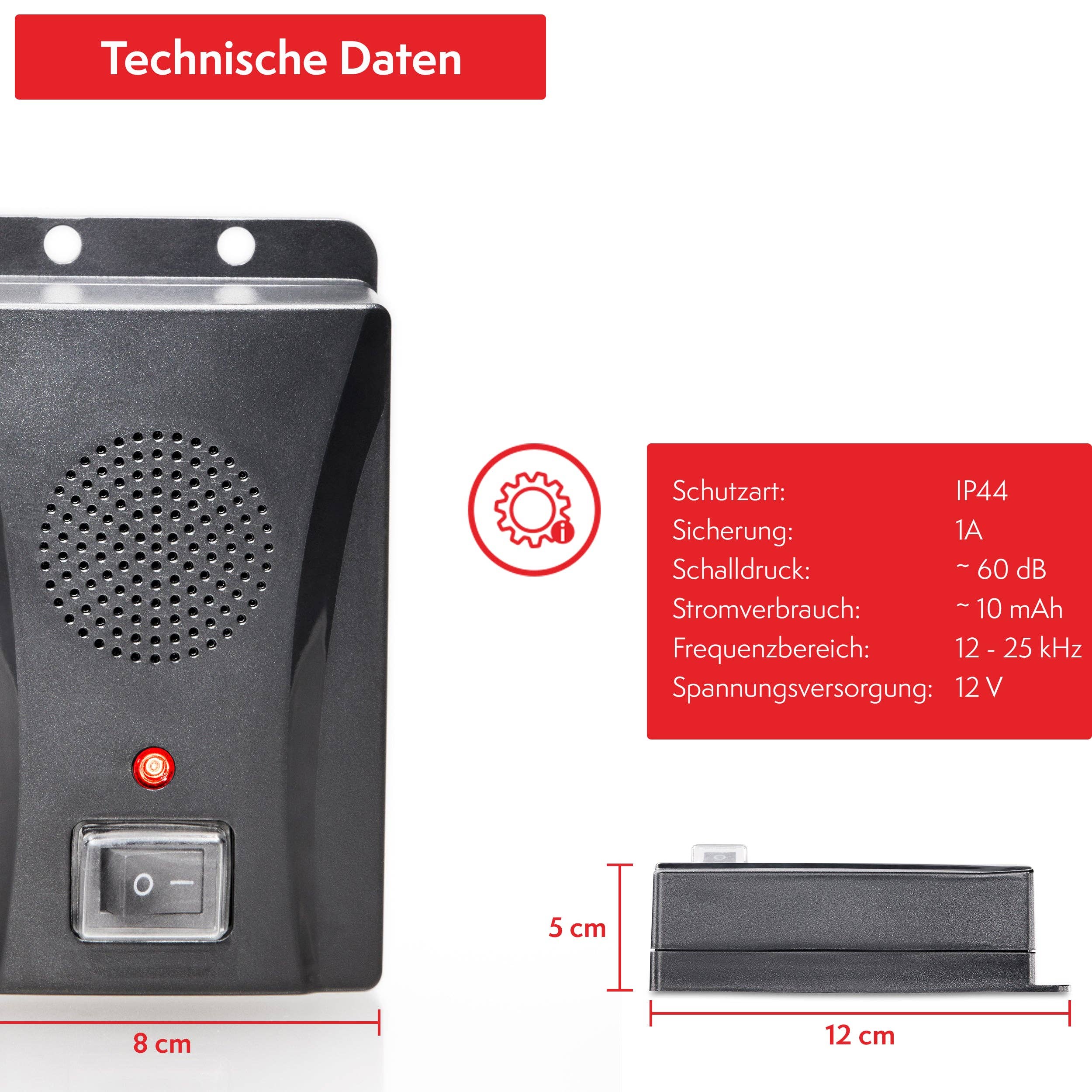 PATTLER® – wholesale Utomhusdekor – Mobil mård avskräckande för hem, carport, garage, höstvinter6