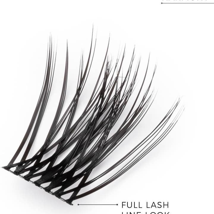 Beauty Goddess - Wholesale False/Fake Eyelashes - Nanolash DIY Eyelash Extensions 36 pcs - cluster lashes DIY, cluster false eyelashes for lash extensions at home, individual cluster lashes (HARMONY)2